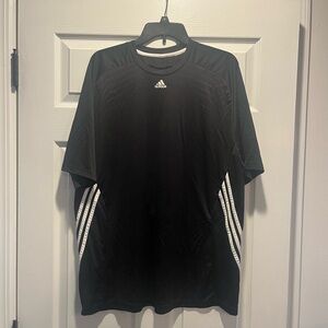 Adidas Black Performance Jersey with White Accents
